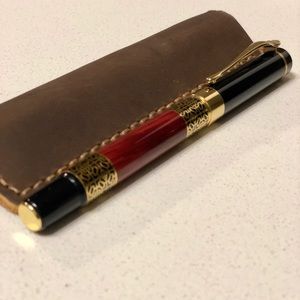 Fountain Pen and Leather Case